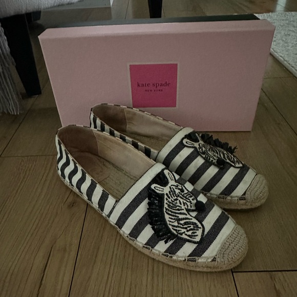 Kate Spade zebra espadrilles - Picture 1 of 7
